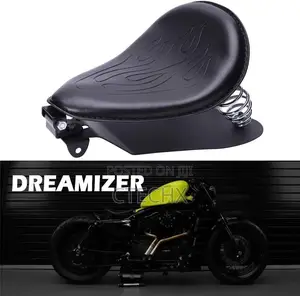Motorcycle Solo Bobber Seat Wit Spring Bracket Base Plate Replacement