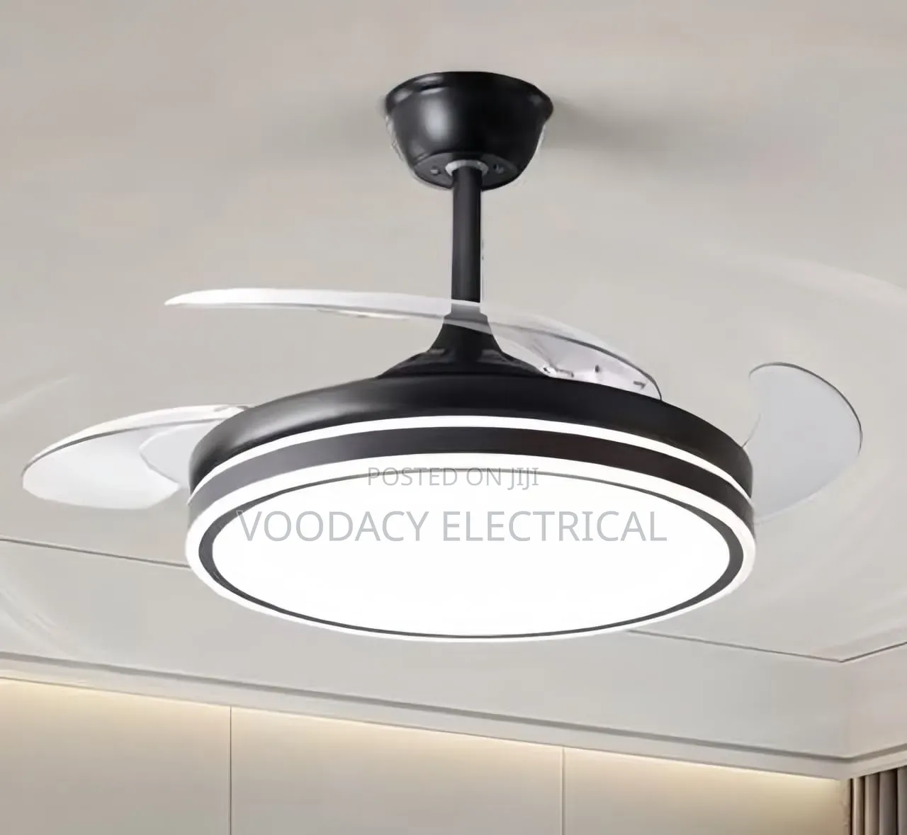 Modern Ceiling Chandelier With Fan