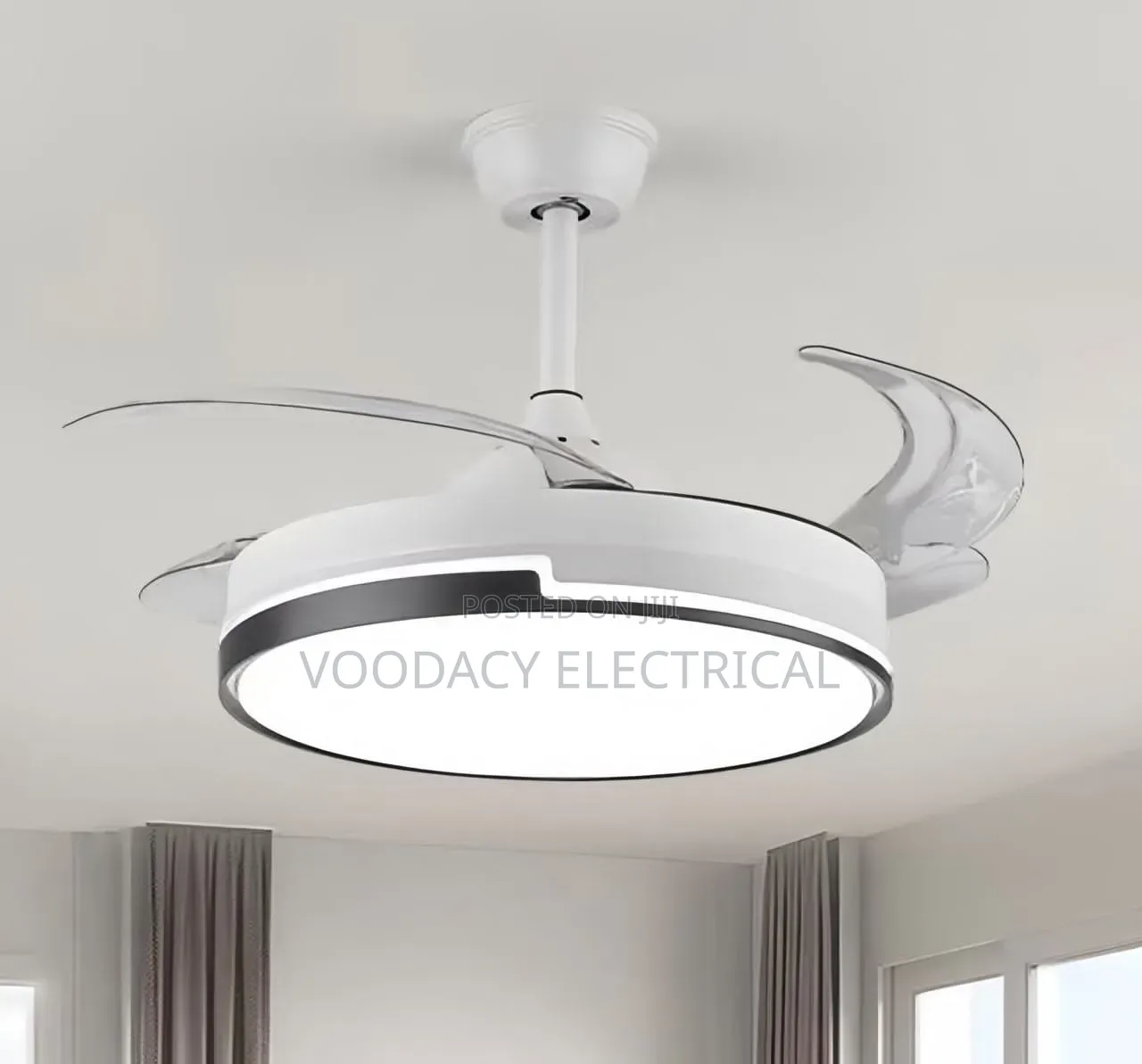 Modern Ceiling Chandelier With Fan