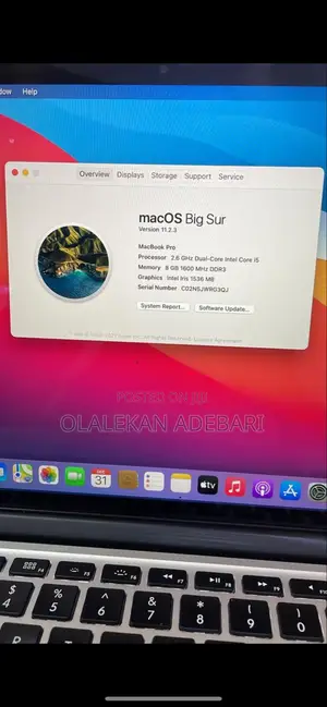 Laptop Apple MacBook Pro 2014 8GB Intel Core i5 HDD+SSD 128GB