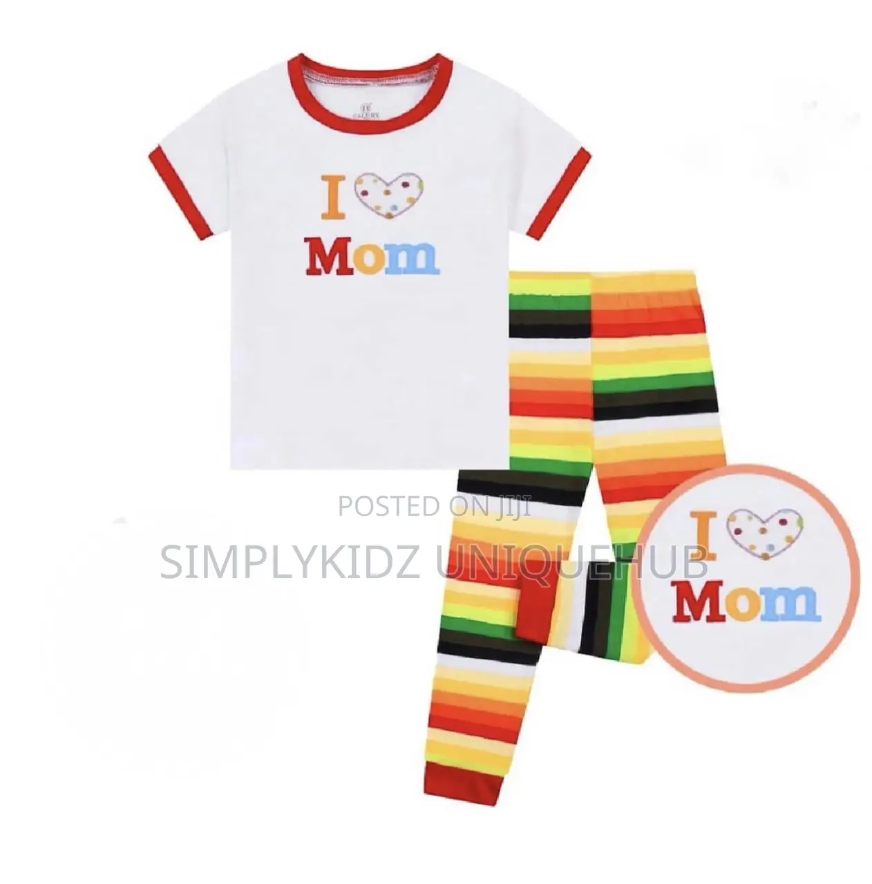 I Love Mum Pyjamas - 3t