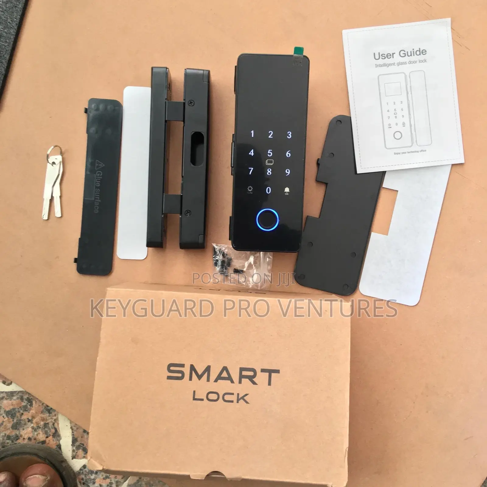 Keyless Smart Lock Installer For Glass Doors With Remote Control