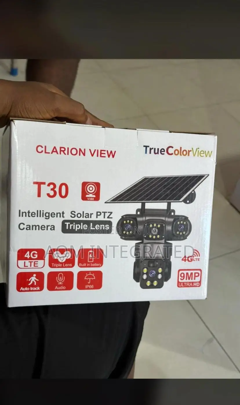 Three Lens V380 PTZ Camera