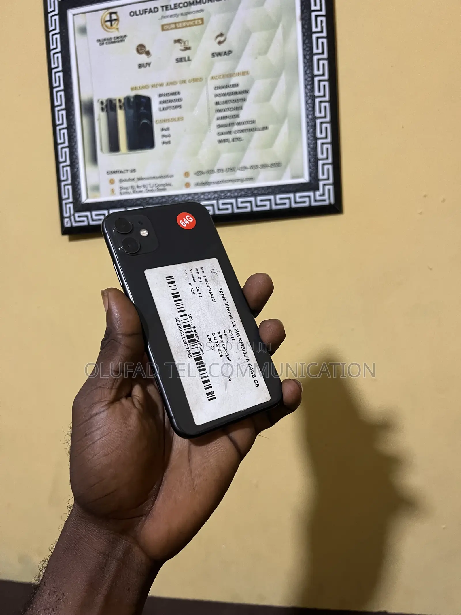 Apple iPhone 11 64 GB Black