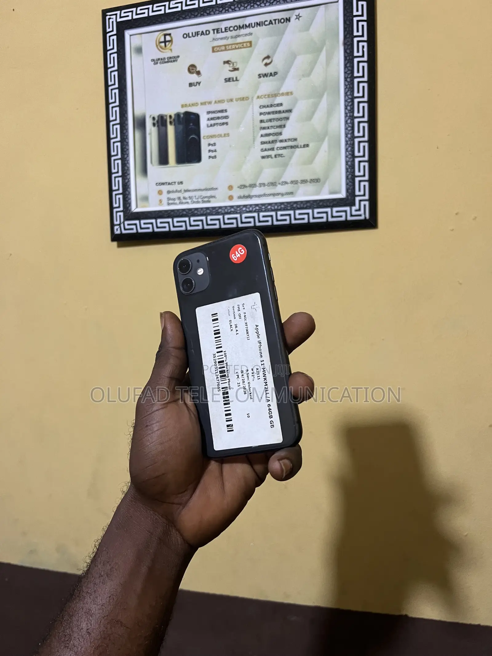 Apple iPhone 11 64 GB Black