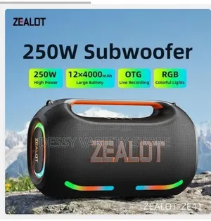 Zealot Ze41 Speaker 250w Powerfull Bass With Long Lasting Battery