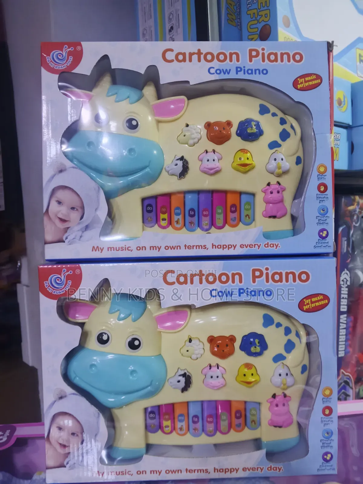 Cartoon Cow Piano - BENNY KIDS & HOME STORE Price: ₦ 23,500 on Jiji.ng ...