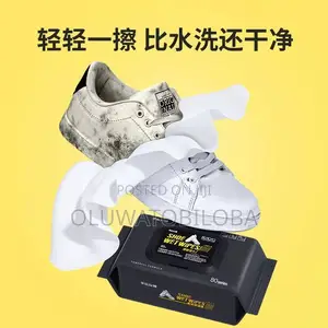 80pcs Shoe Cleaning Wet Wipes | Instant Sneaker Cleaner