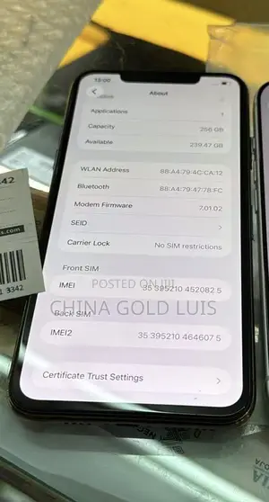 Apple iPhone 11 Pro Max 256 GB Gold