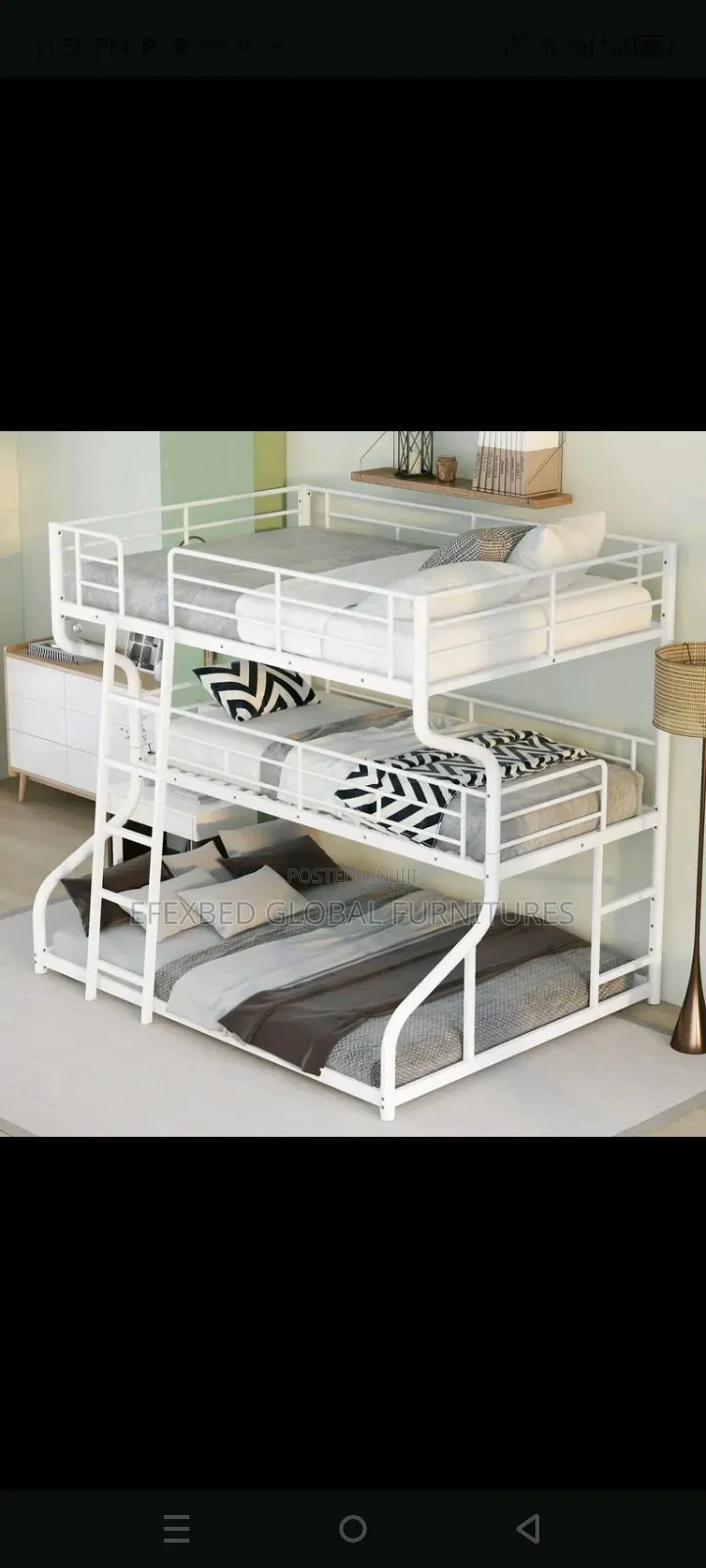 Edb Triple Bunk Bed Five-in-One