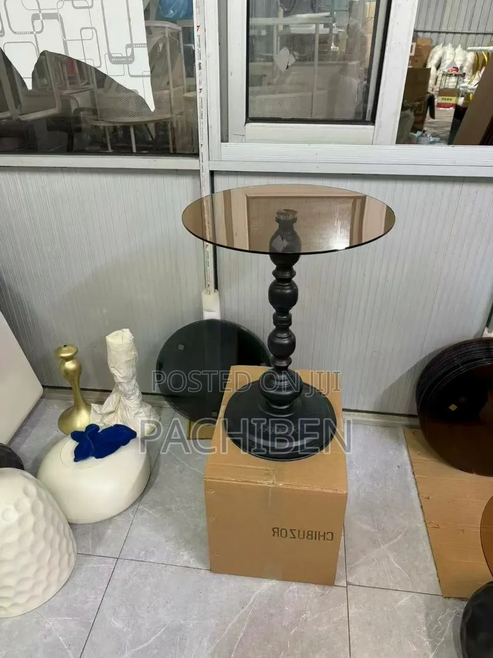 Coffee Side Table Glass Top