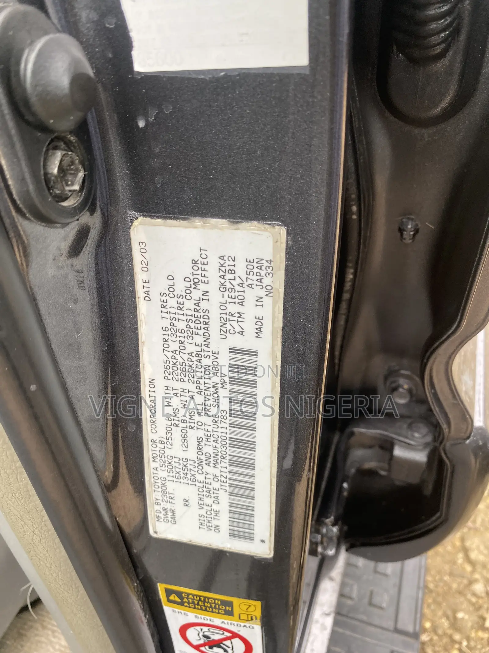 Toyota 4-Runner 4.7 2003 Gray
