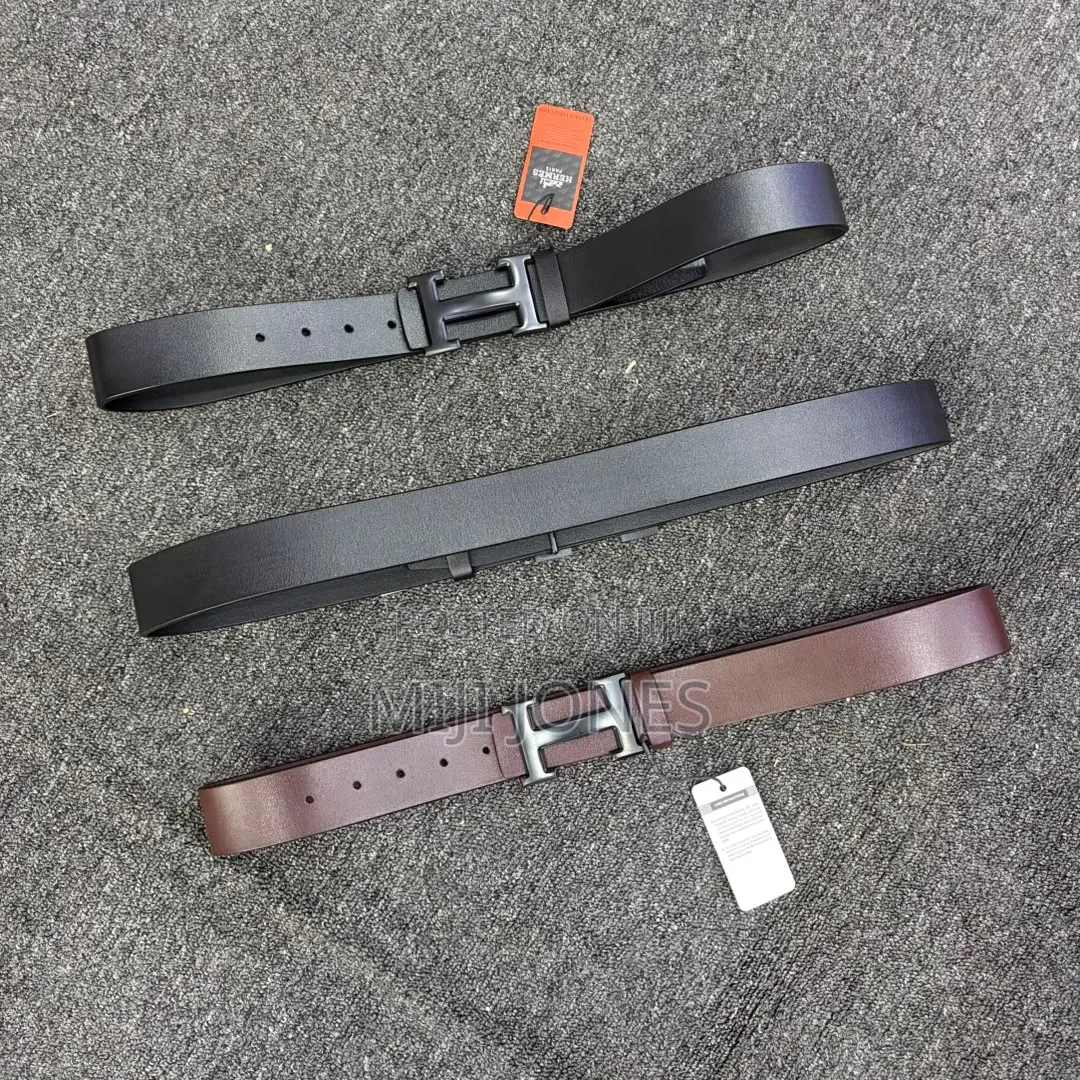 Men's Classic Leather Belt Now Available