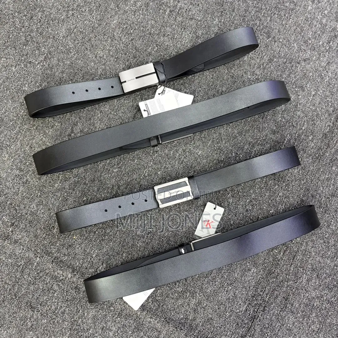 Men's Classic Leather Belt Now Available