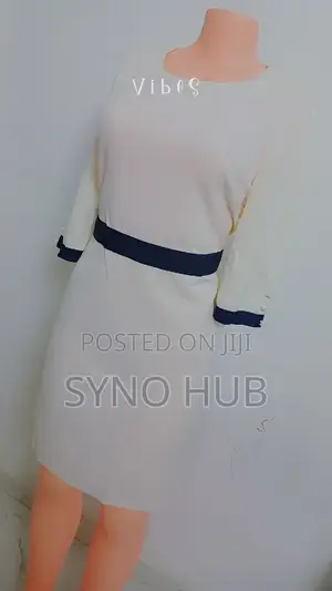 Black and Cream Dress