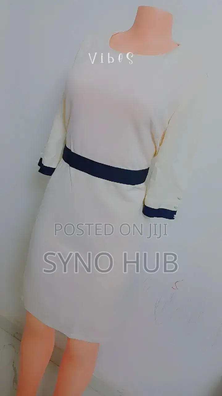 Black and Cream Dress