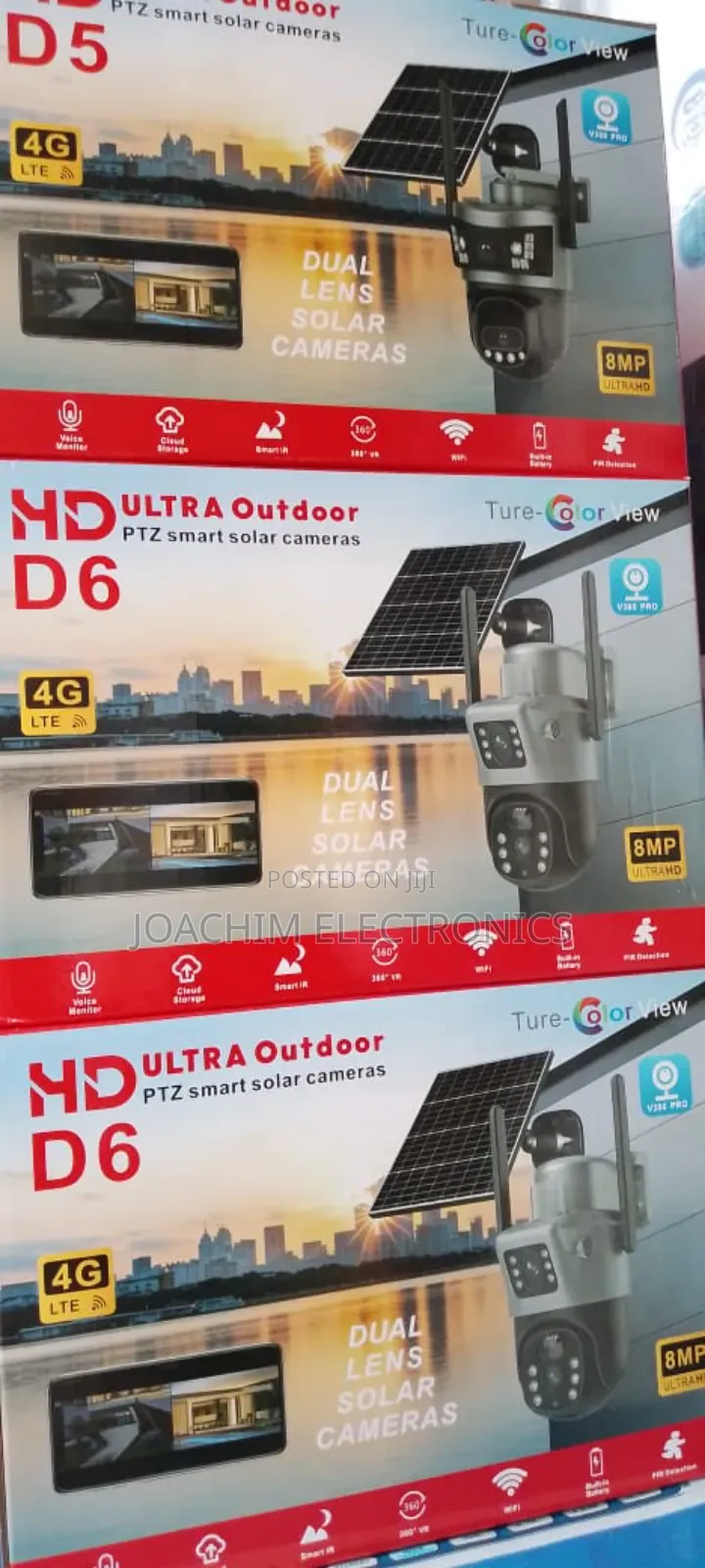 Dual Lense Camera 4g Solar