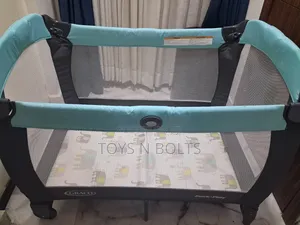 Graco Turquoise Baby Cot Play Pen