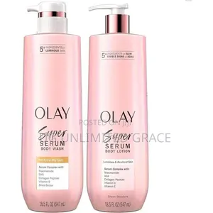 Olay Super Serum Body Wash and Lotion