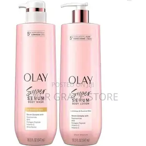 Olay Super Serum Body Wash and Lotion 1 Pics