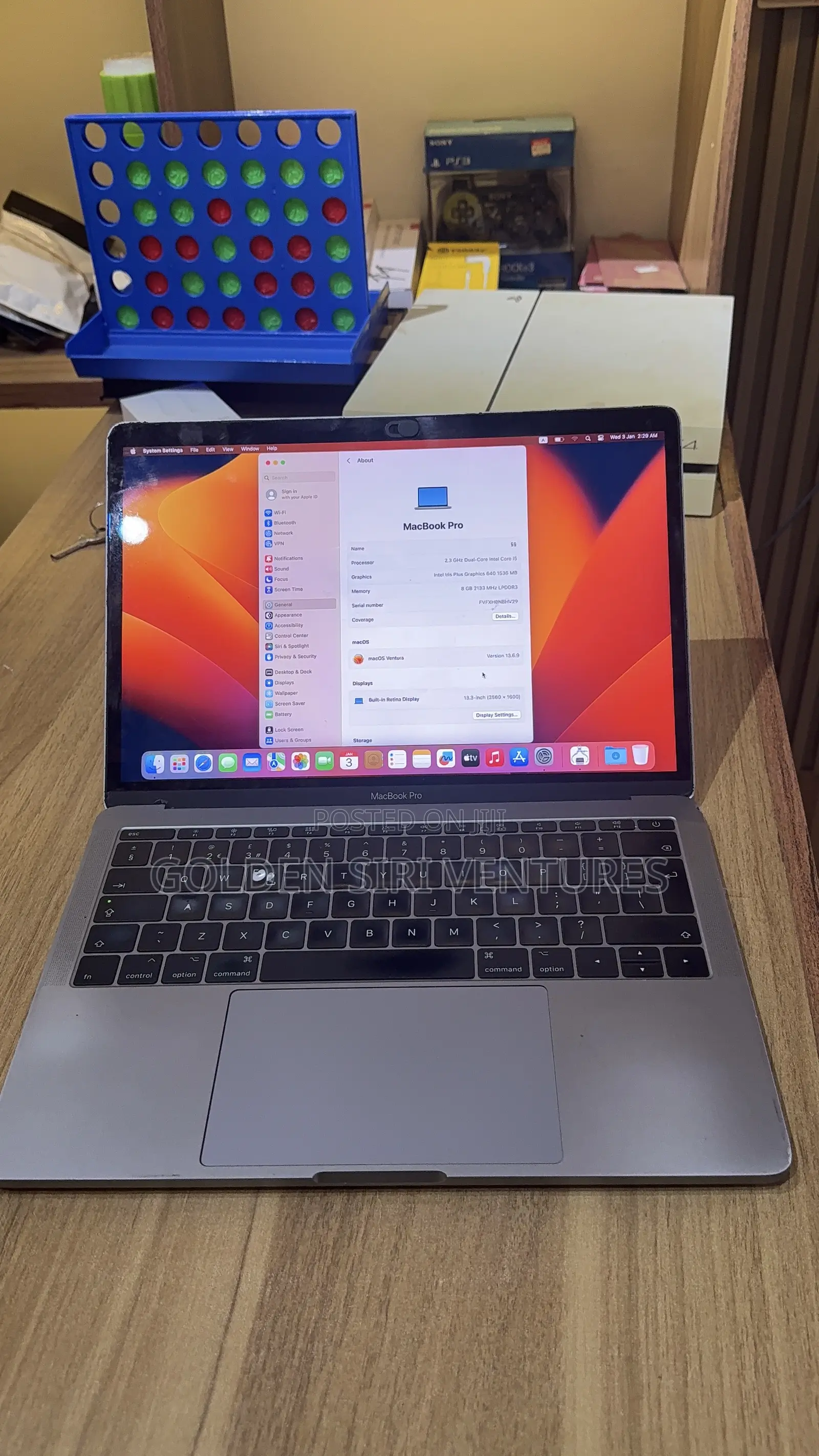 Laptop Apple MacBook Pro 2017 8GB Intel Core i5 SSD 256GB