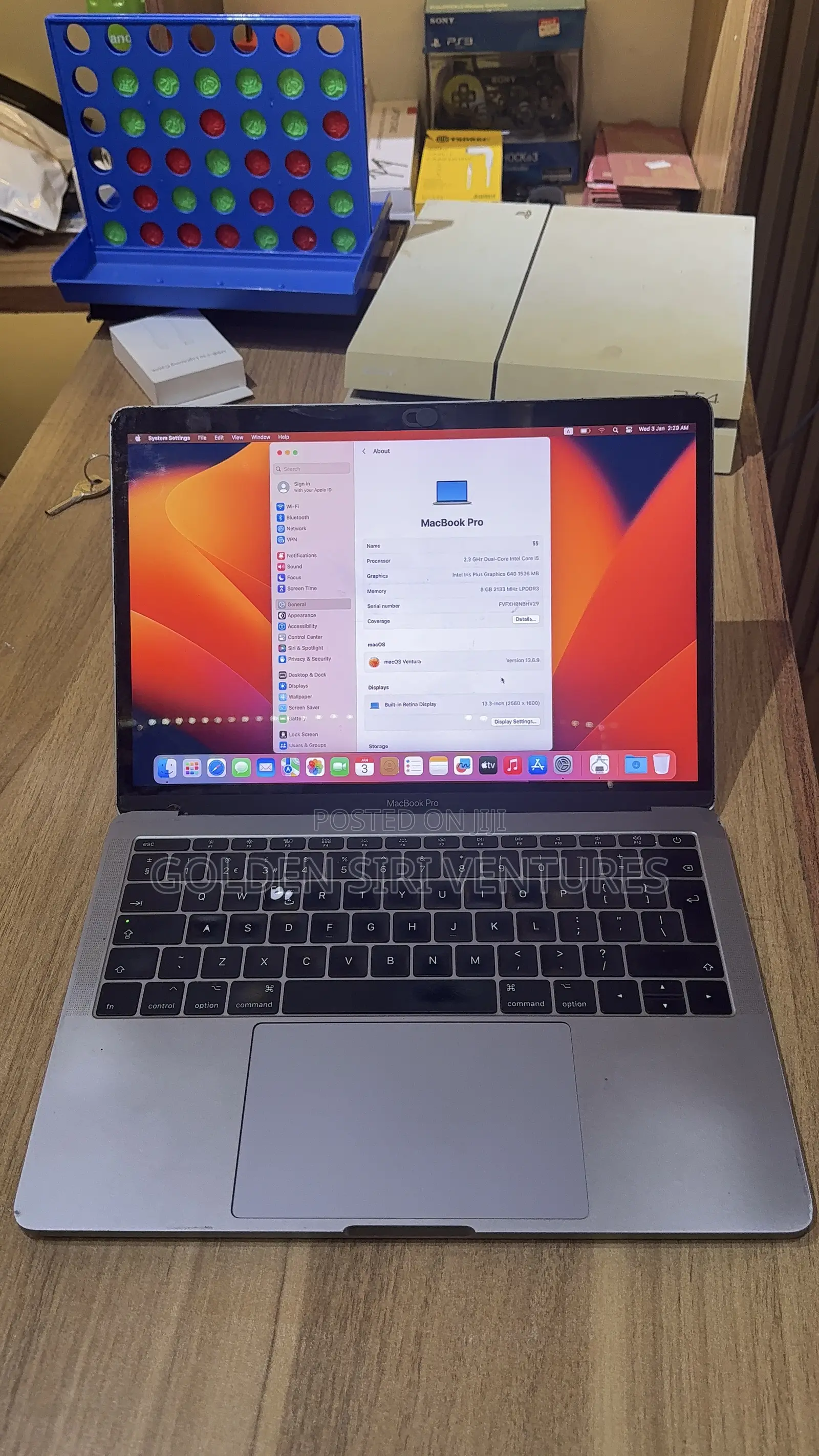 Laptop Apple MacBook Pro 2017 8GB Intel Core i5 SSD 256GB