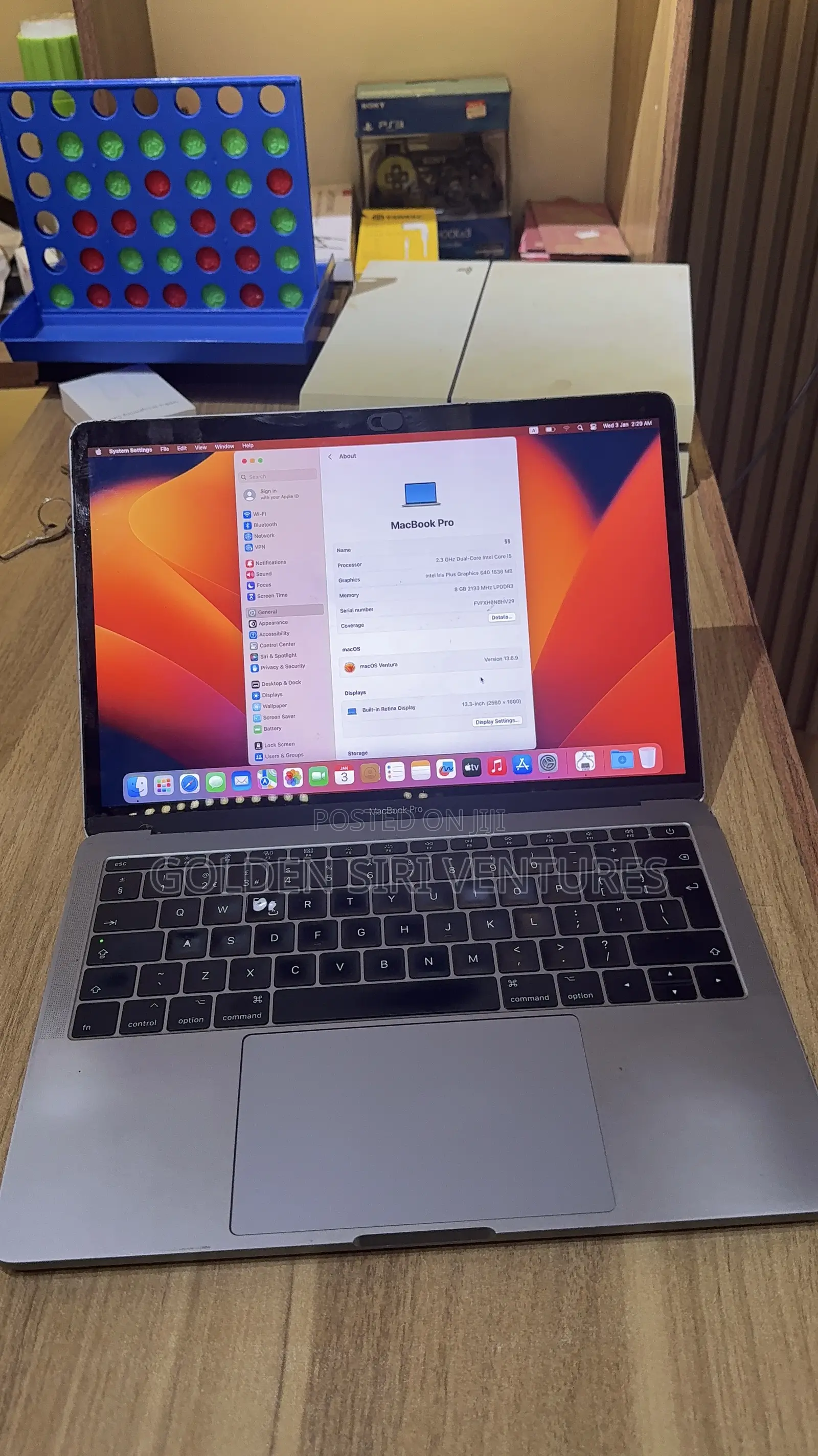 Laptop Apple MacBook Pro 2017 8GB Intel Core i5 SSD 256GB