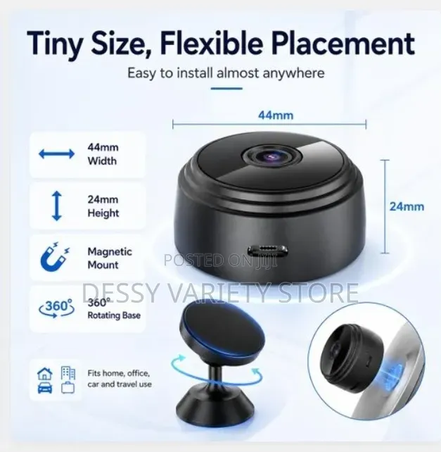 Mini Hd Wireless Camera, Night Vision Security Cam
