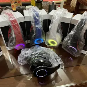 B39 Foldable Wireless Bluetooth Headphone With Rgb Light