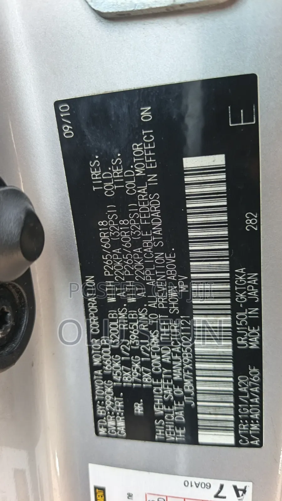 Lexus GX 2011 Silver