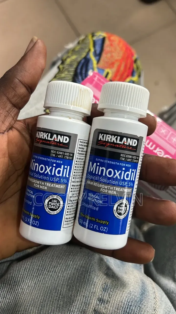 Kirkland Minoxidil Solution With Derma Roller.