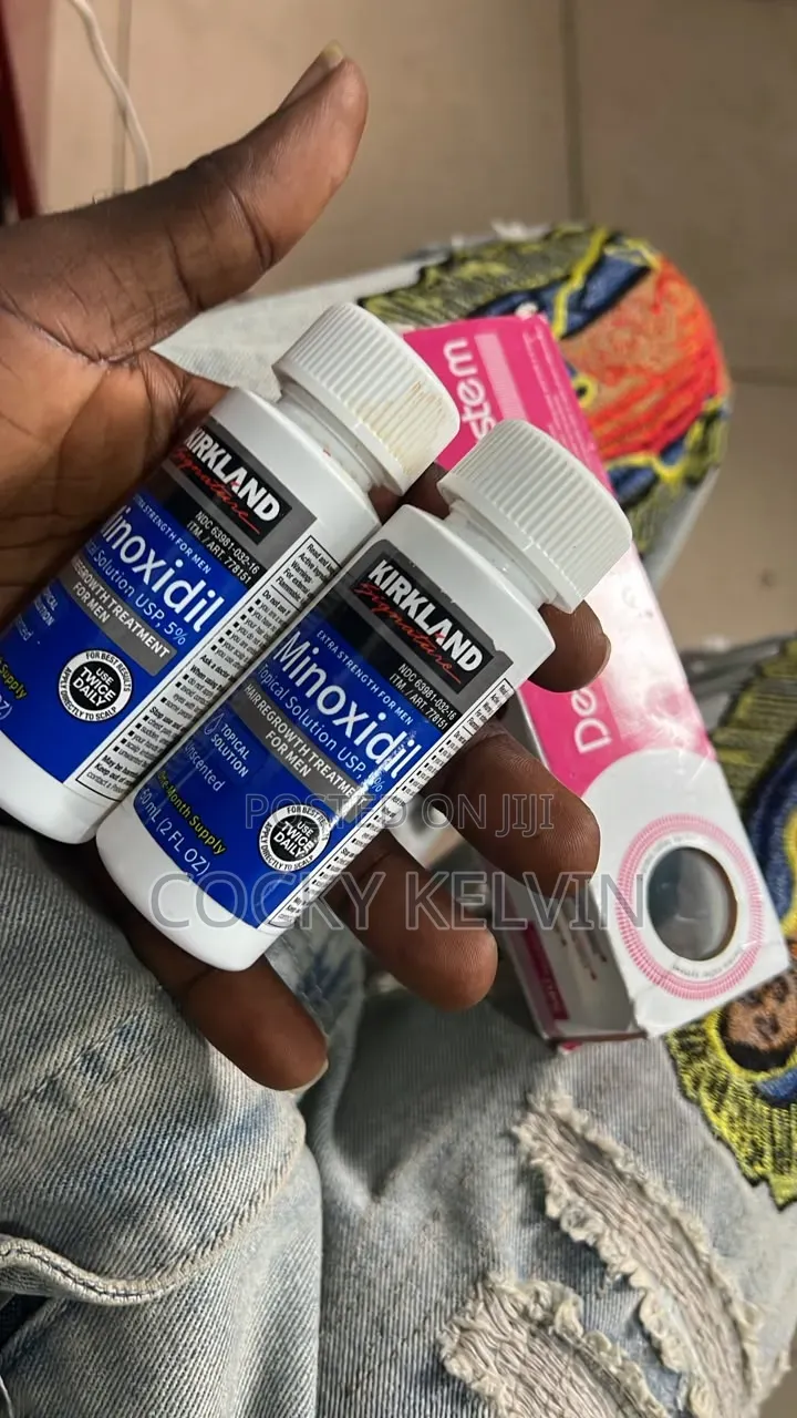 Kirkland Minoxidil Solution With Derma Roller.
