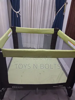 Graco Big Size Baby Cot Play Pen Green