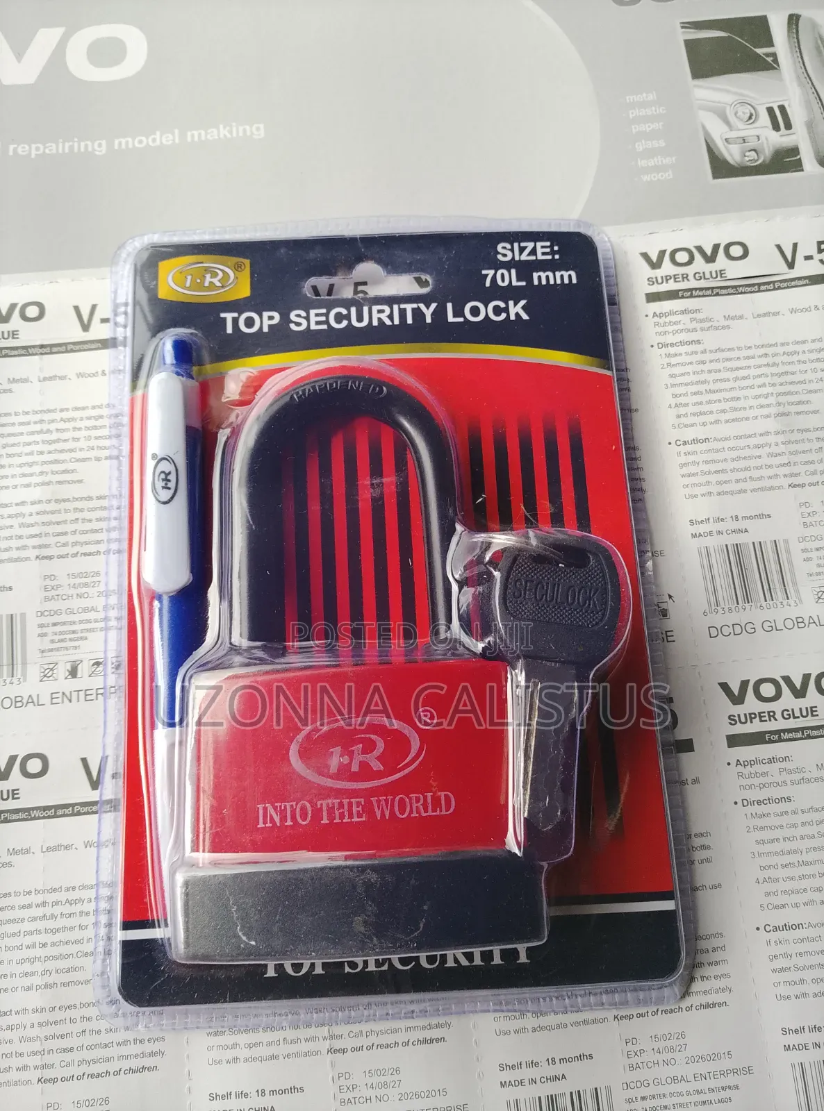 70ml Waterproof Padlock