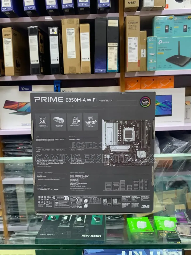 Asus Prime B850m-a Wifi Micro-Atx Motherboard