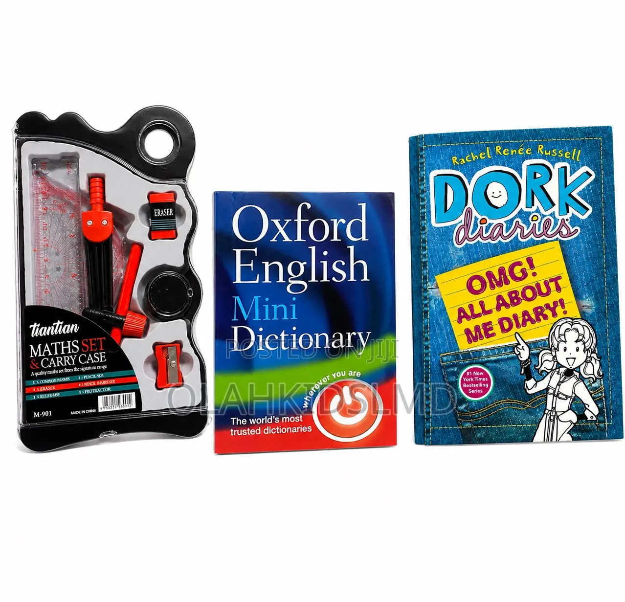 Back-to-School Bundle – Maths Set, Oxford Mini Dictionary Dork D