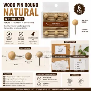 Wood Push Pin