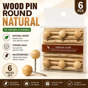 Wood Push Pin