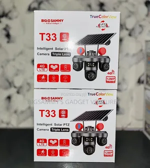 T33 Ai Triple Lens Solar Camera With 3ptz