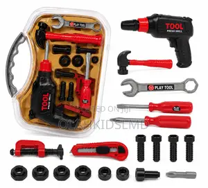Play Tool Kids Toolbox Set – Drill, Hammer Wrench (20+Pcs)