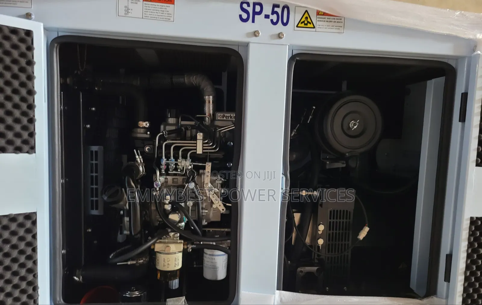 Direct Sale Perkins Soundproof 50kva Generator