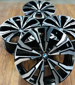 22 Inch Rim BMW Black and Stainless