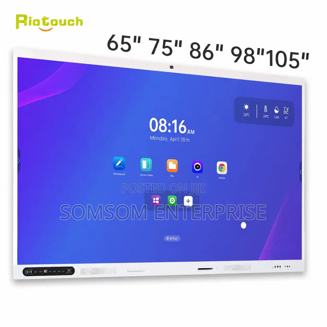 Riotouch Interactive Flat Panel 98inches