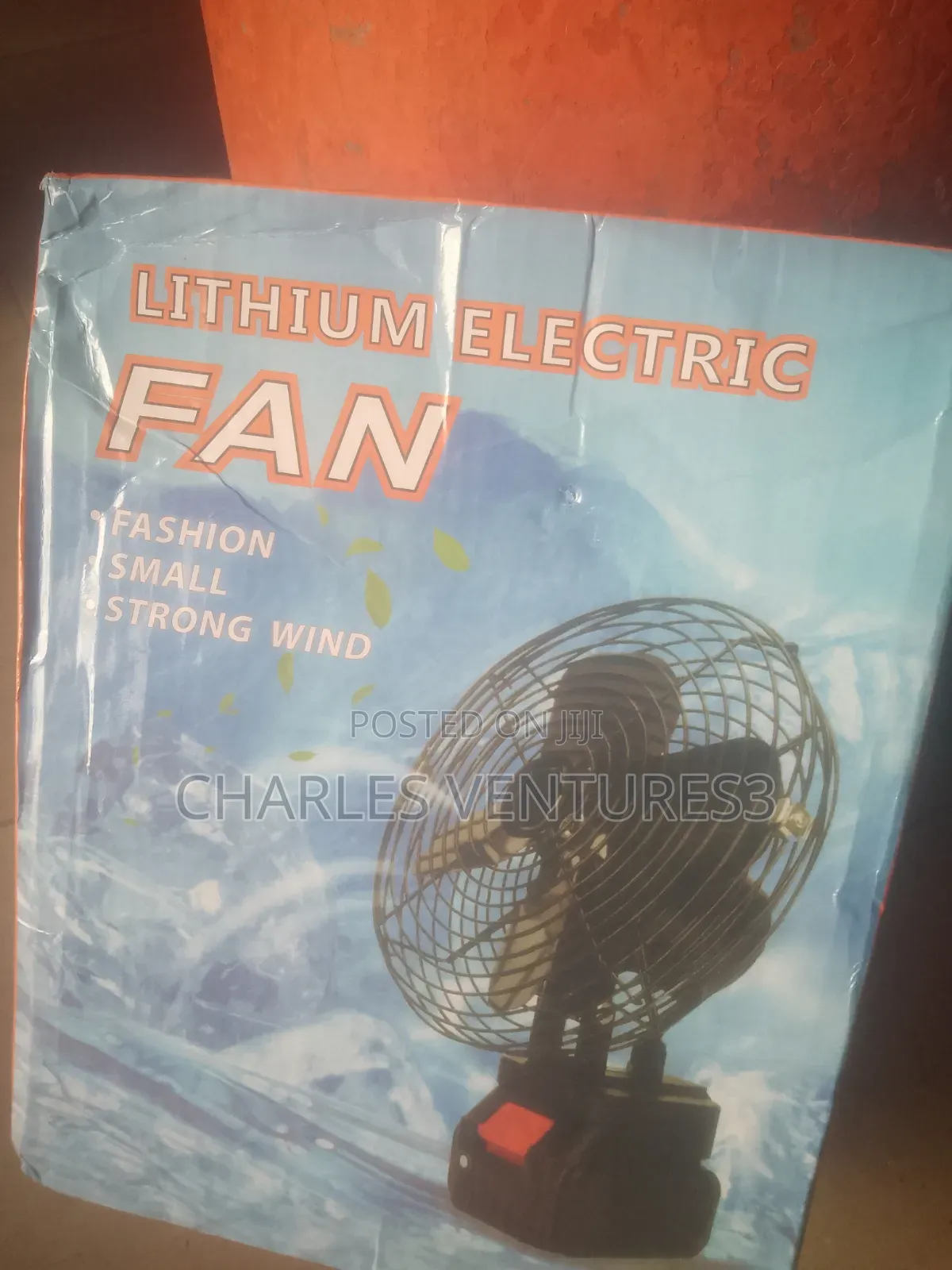 Rechargeable Lithium Electric Fan