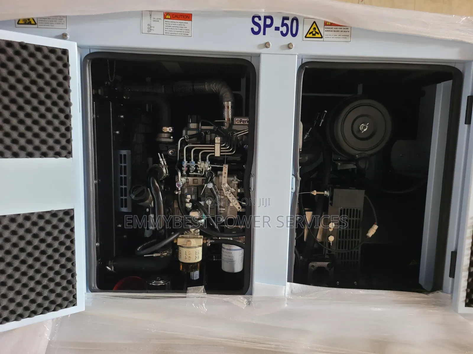 Full Protection 50kva Perkins Soundproof Generator