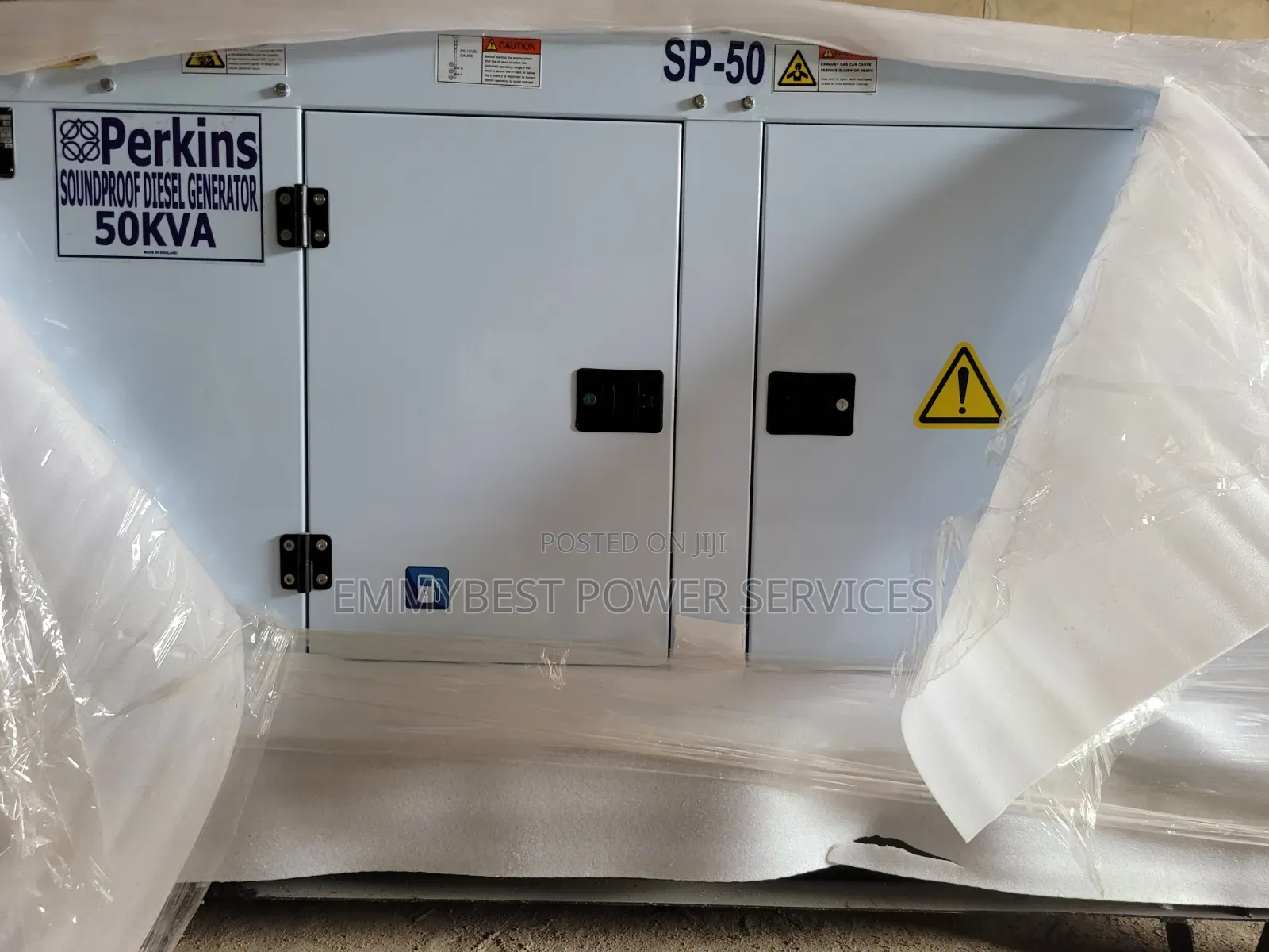Electric Start 50kva Perkins Soundproof Generator