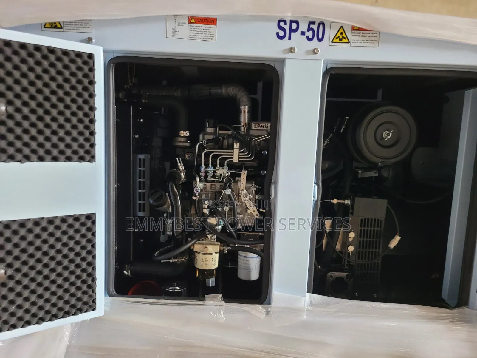 Electric Start 50kva Perkins Soundproof Generator