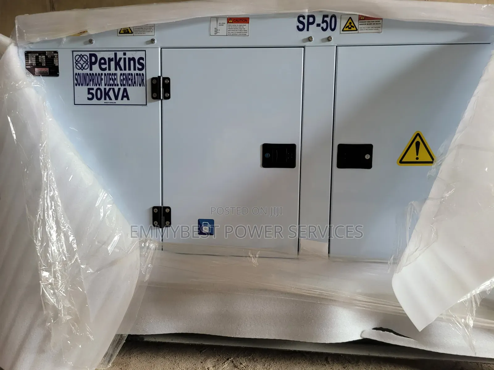 Copper Windings 50kva Soundproof Generator