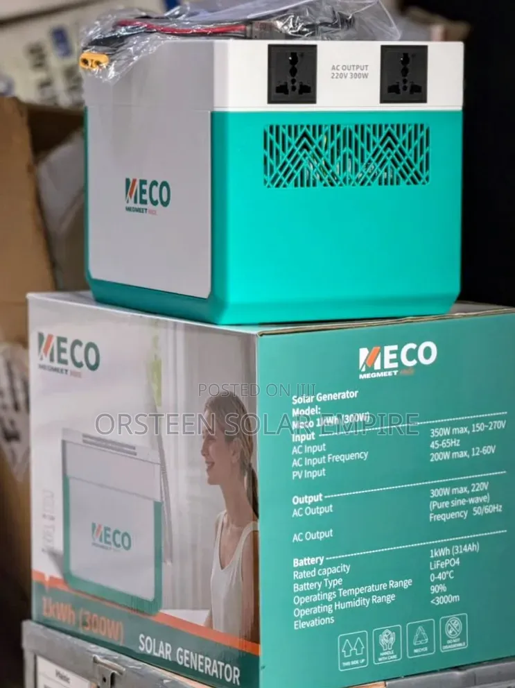Meco 1kwh 300w Solar Generator