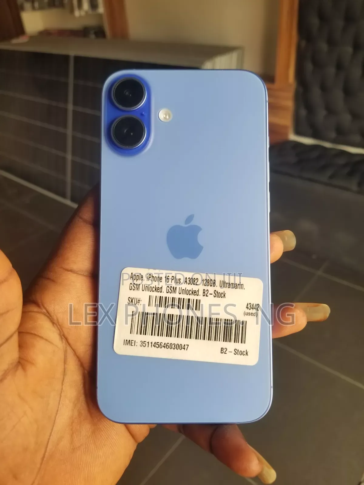 Apple iPhone 16 Plus 128 GB Blue